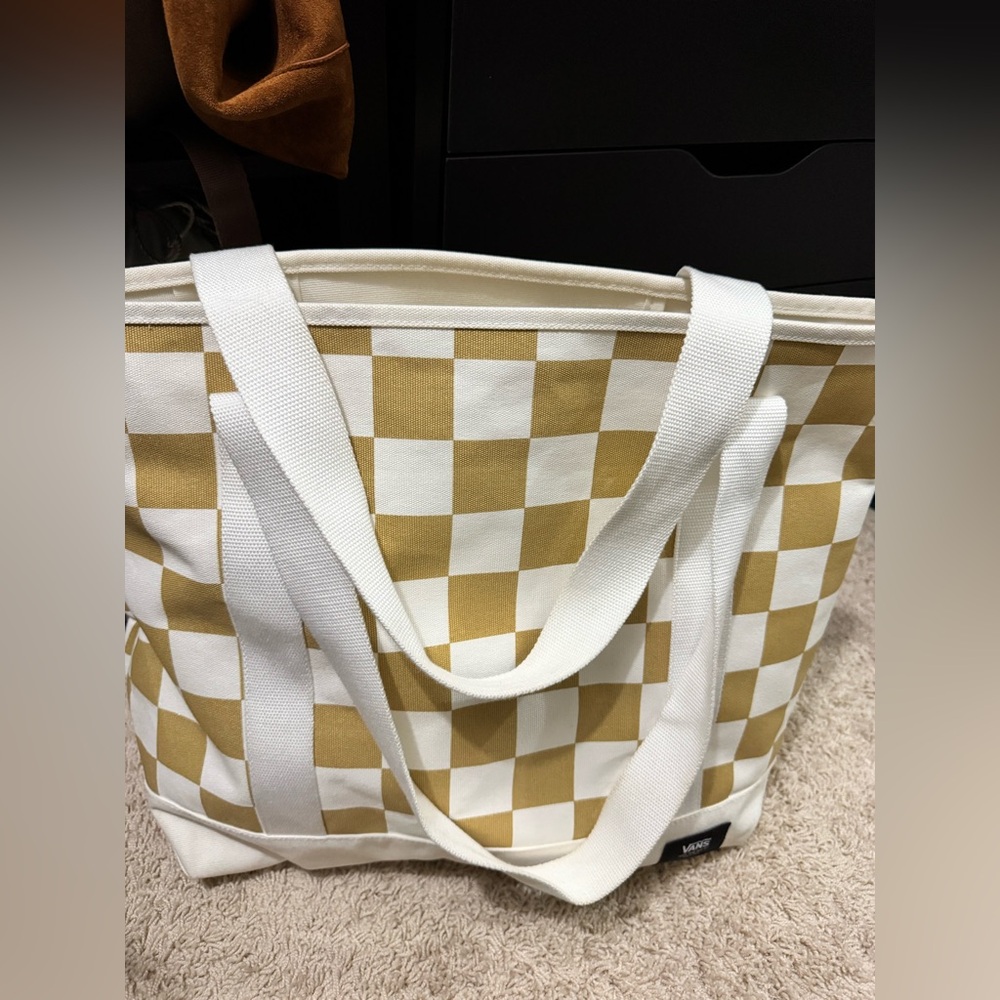 VANS checkered tote